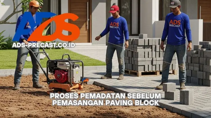 Pemadatan Sub-base sebelum pemasangan paving block merupakan salah satu solusi Kenapa Paving Block Bergelombang