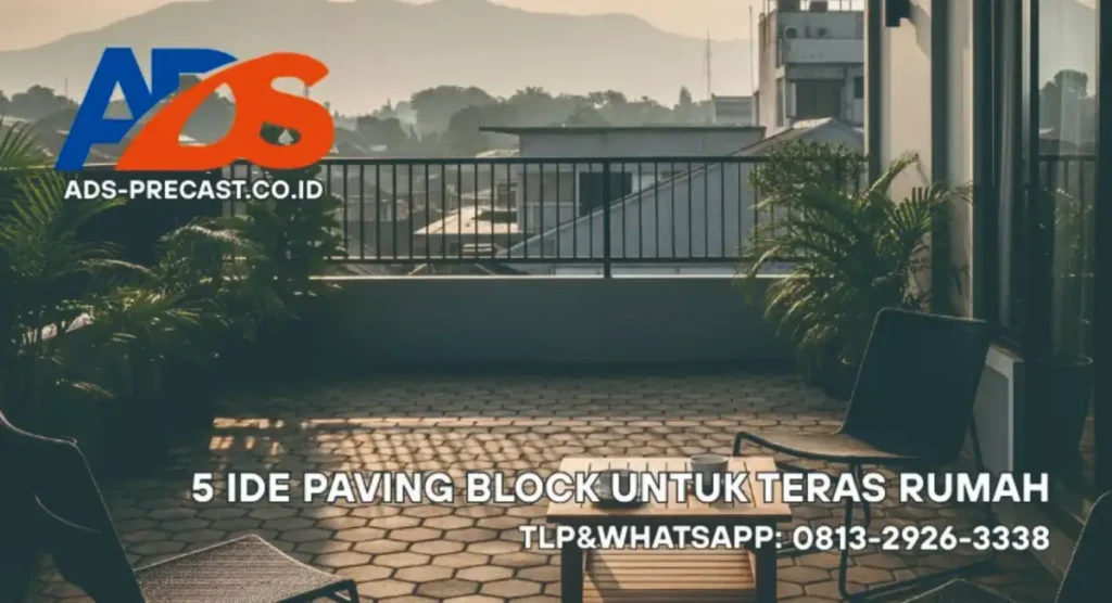 5 Ide Teras Paving Block Yang Indah dan Menarik Dan Estetik
