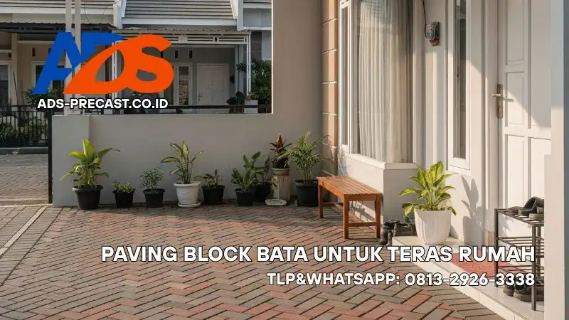 Paving Block Bata Untuk Teras Rumah - 5 Ide Teras Paving Block - ADS Precast Bandung