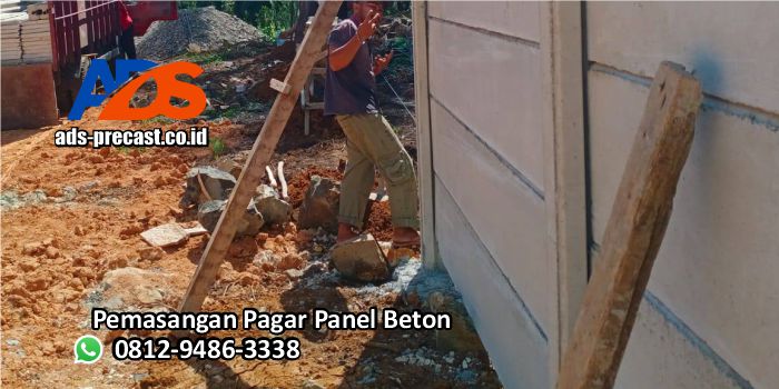 Cara Pemasangan Pagar Panel Beton